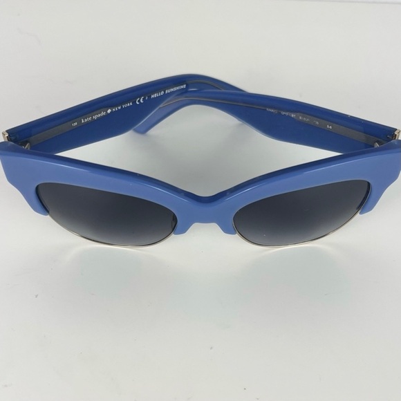KATE SPADE BLUE CAT-EYE SUNGLASSES - Picture 7 of 14